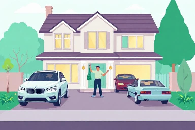 Host earning money illustration